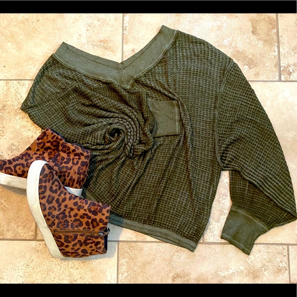 Free People Crop Blouse